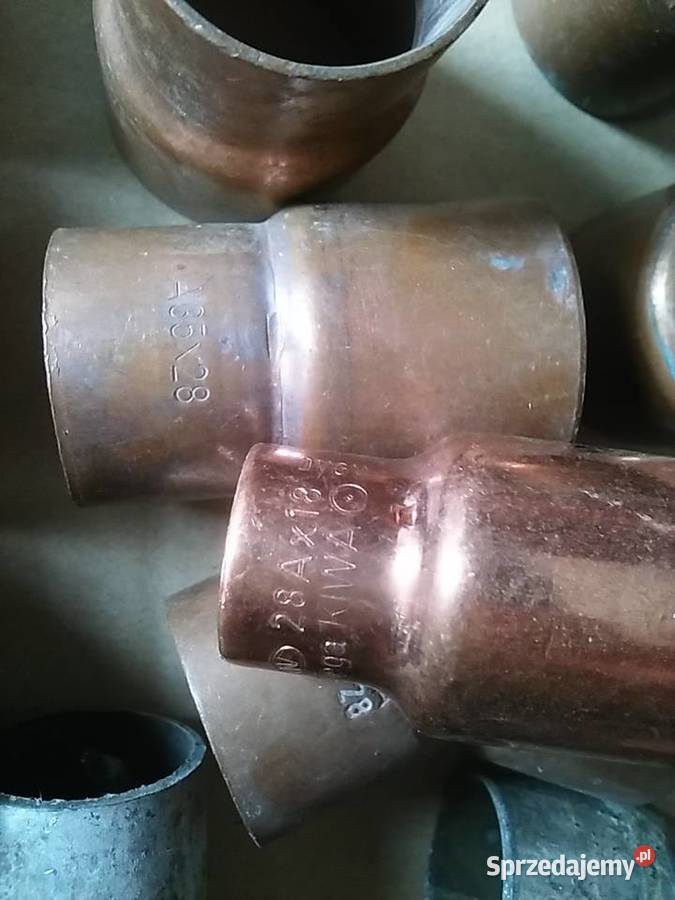 kolanko złączka 35 28 miedź