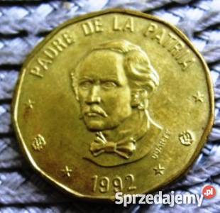 Dominikana 1 Peso 1992r3