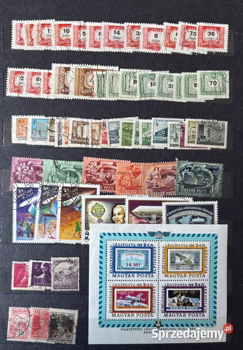 Znaczki z Węgier duży zestaw Filatelistyka mazowieckie Warszawa