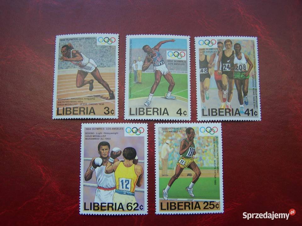 Liberia 1984 MNH Sport Olimpiada Los Abgeles Tychy sprzedam