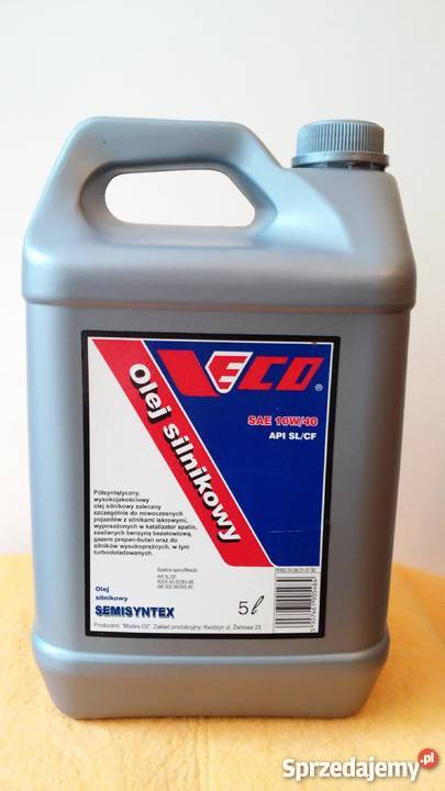 OLEJ SILINIKOWY 10W40 VECO 5 L osobowe Warszawa