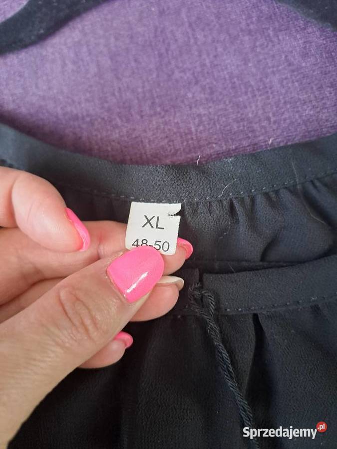 Bluzka Czarna haftowana boho Bluzki i koszule Wrocław