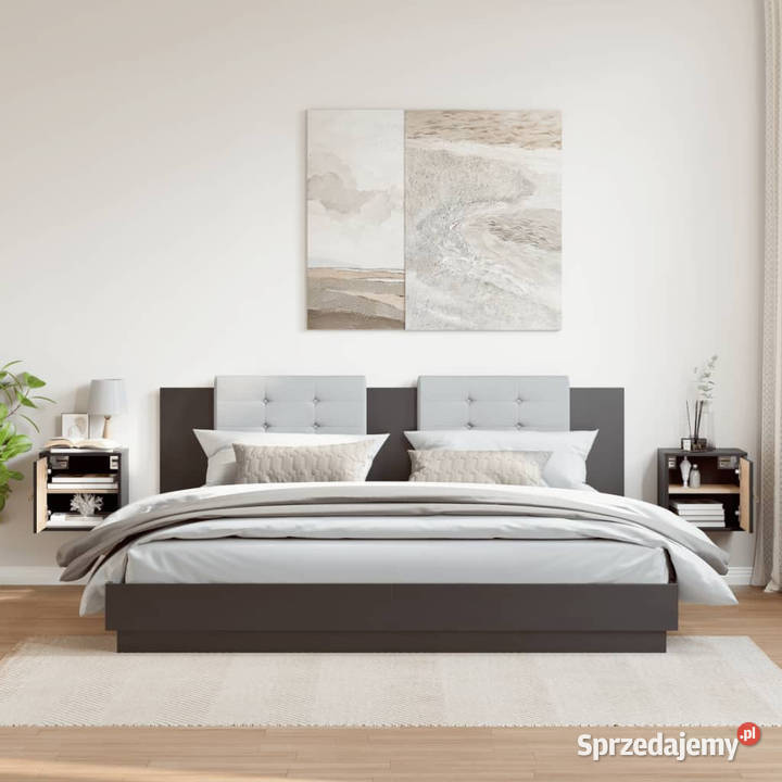 Szafki ścienne 2 czarna 315x30x30 drewno sosnowe Warszawa
