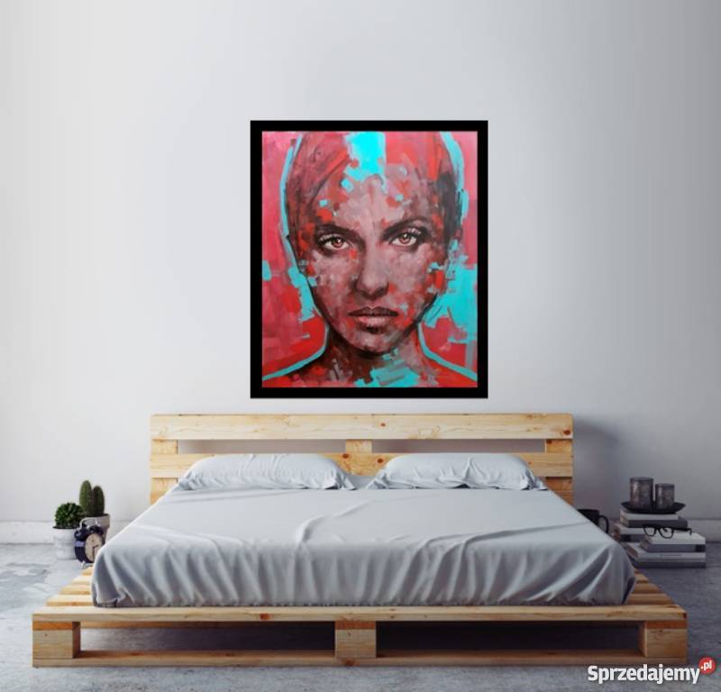 Wyjątkowe portrety TWARZ KOBIETY wym 60x70