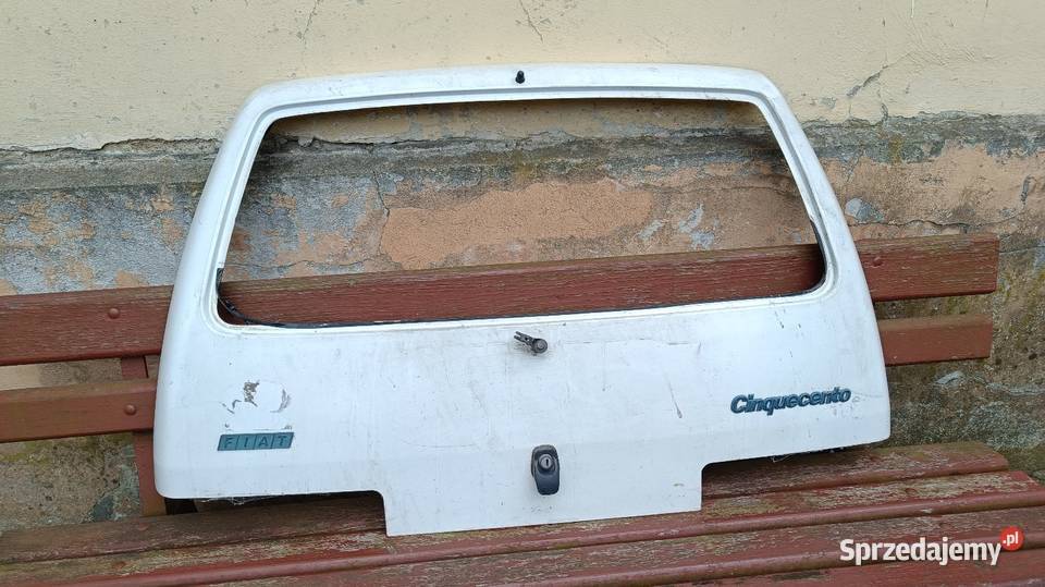 Tylna klapa Fiat Cinquecento podkarpackie Przemyśl sprzedam