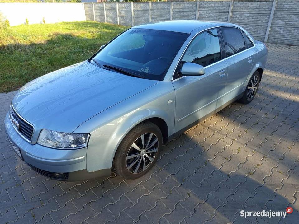 Audi A4 B6 24 Benzyna Automat welurowa tapicerka A4 łódzkie Będków-Kolonia