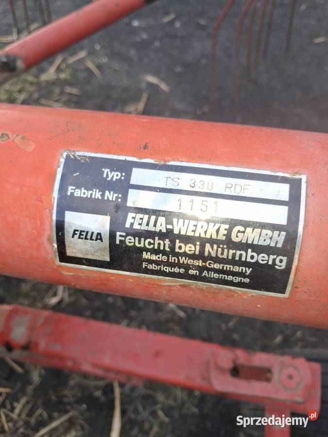 Zgrabiarka fella ts330 Kleczew