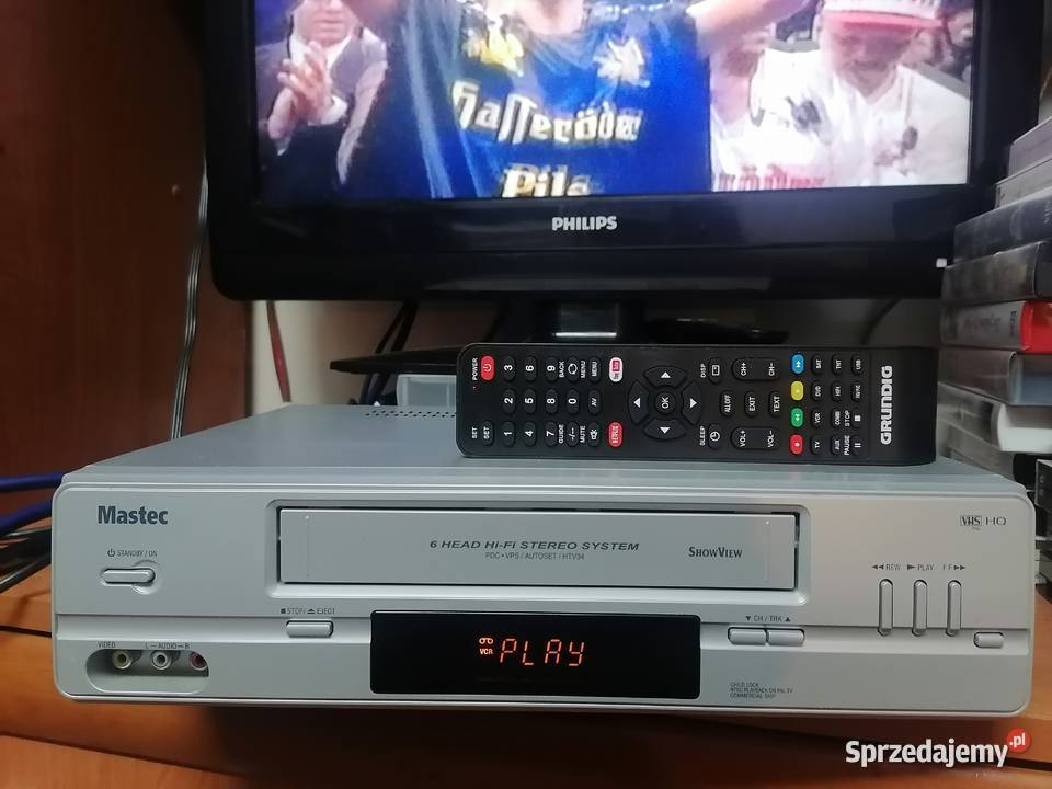 Magnetowid VHS Mastec HTV34 HIFI stereo pilot Częstochowa
