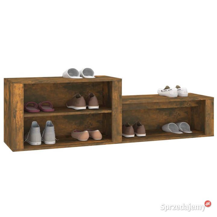 Półka na buty przydymiony dąb 150x35x45 WM816917 Warszawa