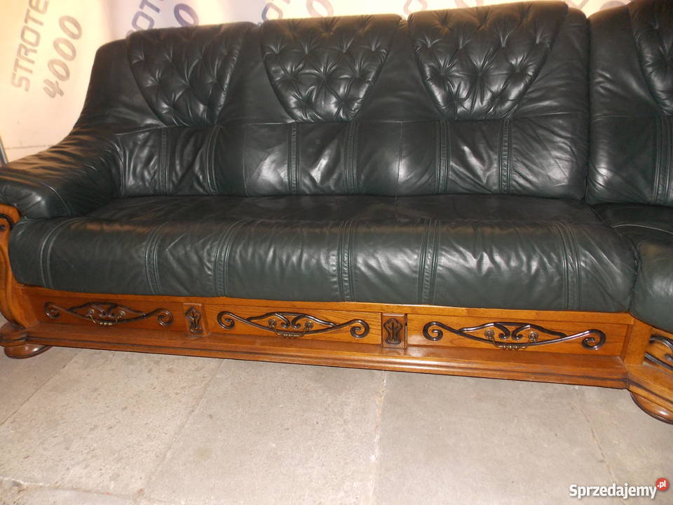 Narożnik ze skóry naturalnej kujawsko-pomorskie Lulkowo