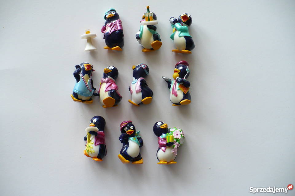 Kinder Niespodzianki seria Pingwinki stan łódzkie Łódź