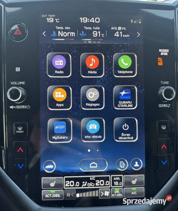 SUBARU ASCENT 24 BENZYNA 260 2023r FULL FAKTURA Nisko