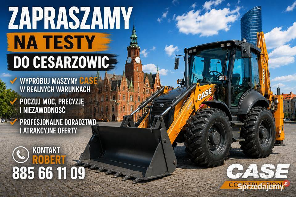 Koparko ładowarka CASE 550SV Głubczyce