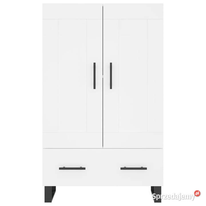Wysoka szafka biała 695x31x115 materiał Warszawa