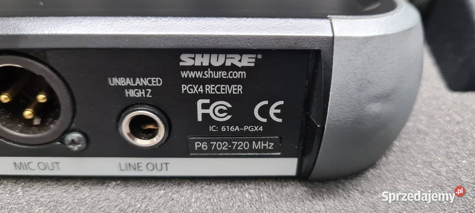 Shure PGX24SM58 mikrofon bezprzewodowy Konin