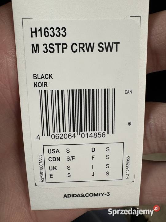 Y3 M 3STP CRW SWT Warszawa