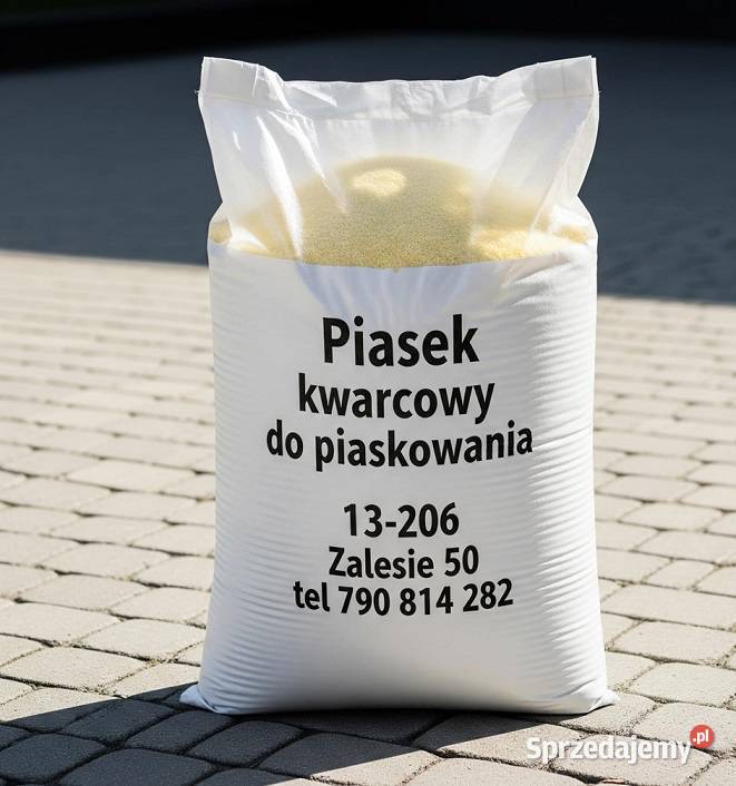 Suchy Piasek kwarcowy do piaskowania Produkcja Żuromin