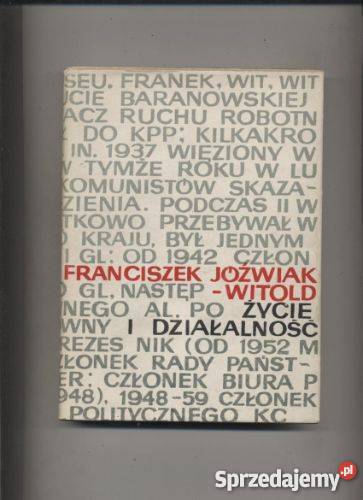 Franciszek JóżwiakWitoldŻycie i działalność Szczecin