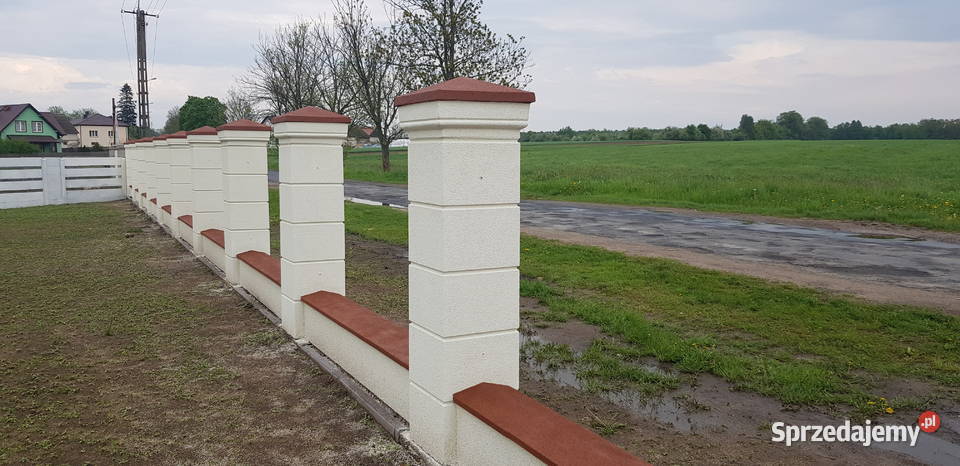 Piekne stylowe ogrodzenia boniowane Wiązowna