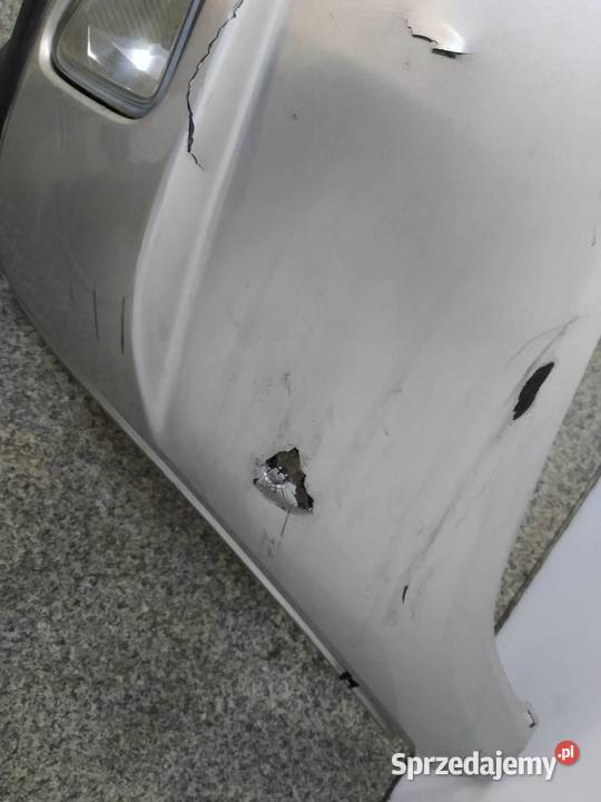 ZDERZAK PRZÓD SREBRNY SPRYSKIWACZE LEKKO sprzedam