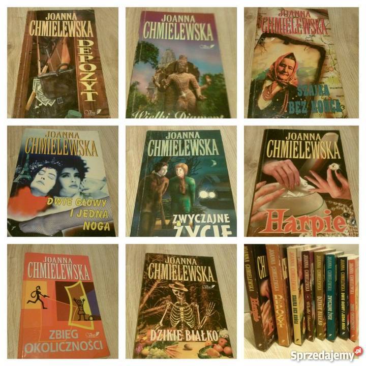Joanna Chmielewska 8 książek Łódź