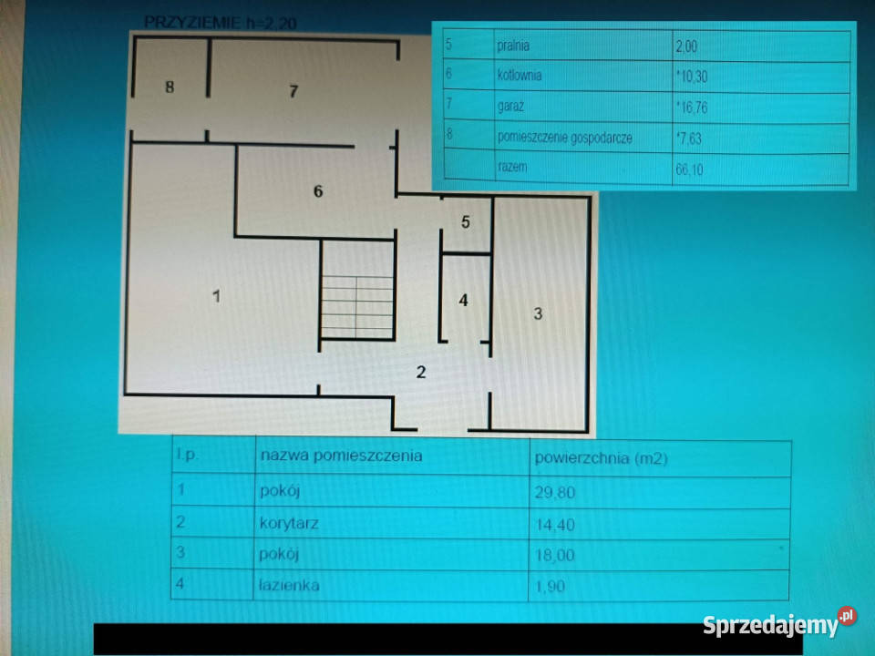 Dom w Andrychowie z dużą działką Liczba pokoi 6 Andrychów