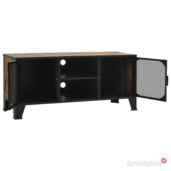 Szafka pod telewizor rustykalny brąz 105x36x47 Warszawa