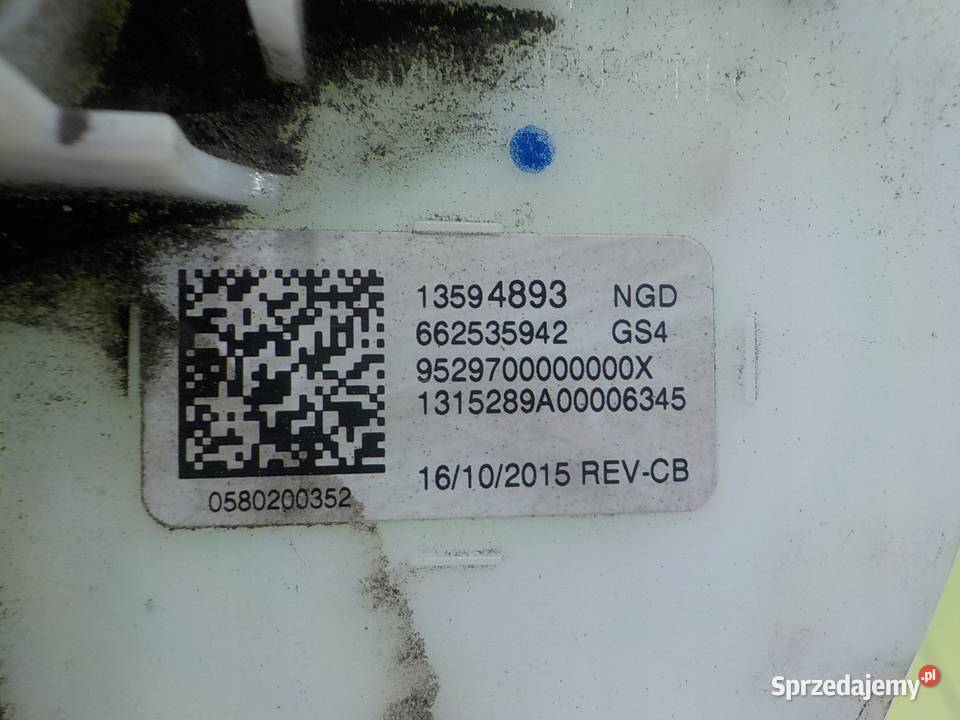ZAFIRA C 14 T 15r 5D pompa paliwa 13594893 Suków
