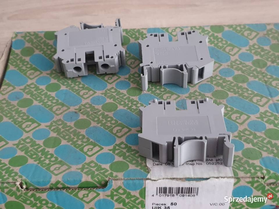 Złączka szynowa 50 Phoenix Contact UIK 35 35mm2 Pozostałe lubuskie sprzedam