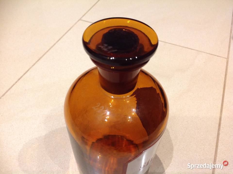 Butelka Szklana Apteczna Stara Sygnowana Rwaniec sprzedam