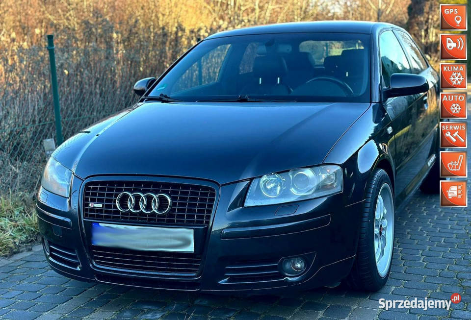 Audi A3 3drzwiowe Audi A3 8P 20 TDI 140 S line diesel Wrocław