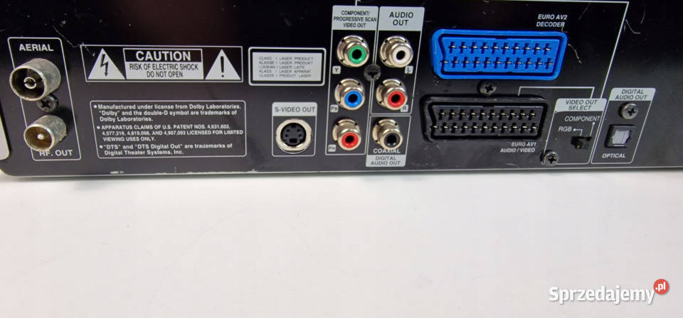 LG RC185 Video VHS i odtwarzacz DVD Kombo wielkopolskie Międzychód
