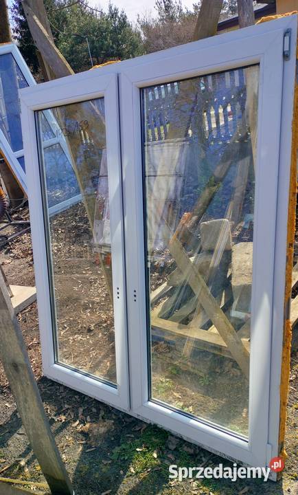 Okno Pcv 142x159 używane dwuszybowe łódzkie Łódź