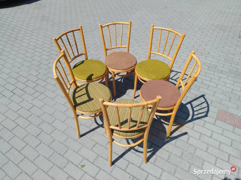 Krzesło PRL Thonet Fameg Radomsko lata 60 Urząd Gdynia sprzedam