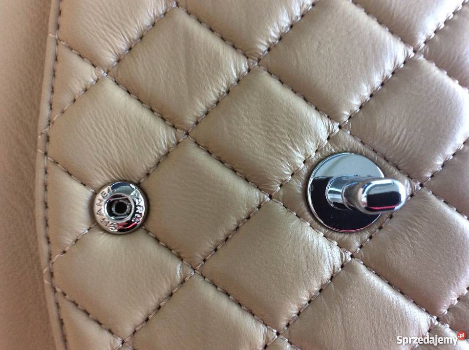 Chanel 255 Classic Flap Lambskin Beżowa Gdakowo sprzedam