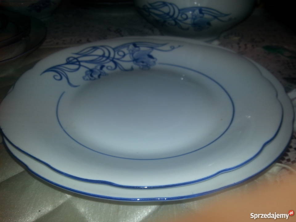 Srodek stoluzastawy obiadowej Cmielow Porcelana i szkło