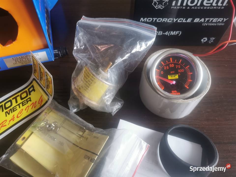 Zegar wskaźnik ciśnienia oleju 52mm Pozostałe Dąbrowa Górnicza