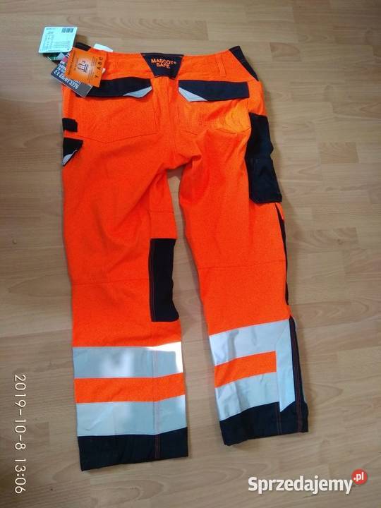 spodnie Mascot Kendal odblaskowe 44 nowe Libusza