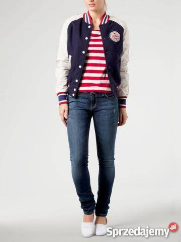 Kurtka HILFIGER DENIM JEDYNA wełna skóra r M Sosnowiec