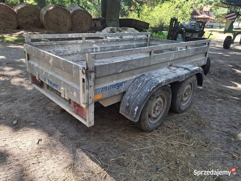Przyczepa dwuosiowa meyer 2000 dmc 250x130 Krosno Odrzańskie