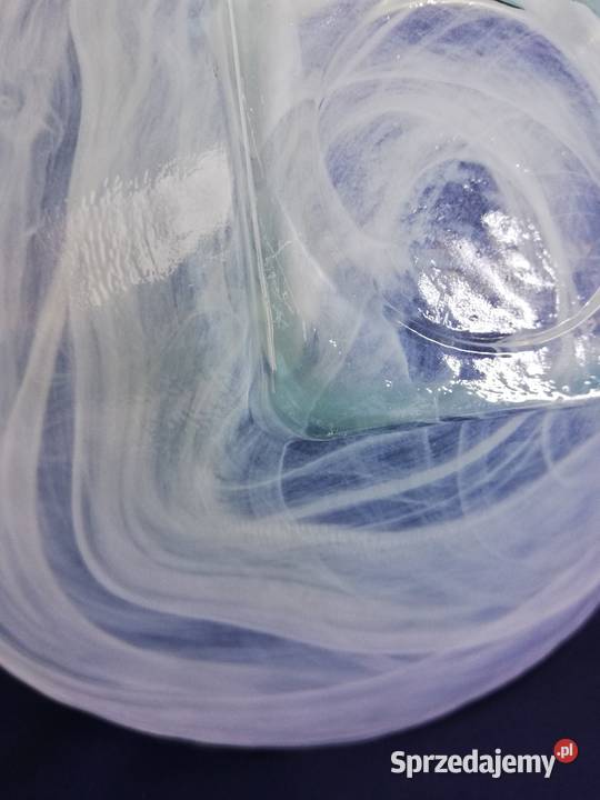 hiszpańska szklana patera na kwadratowej sprzedam