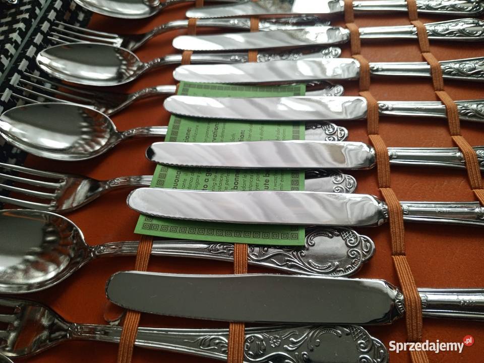Sztućce srebrne Kalisz