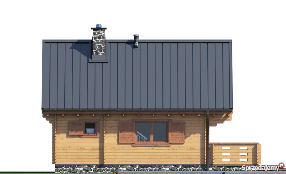 DREWNIANY DOMEK LETNISKOWY ALICJA 62 18 M2 Mrągowo sprzedam