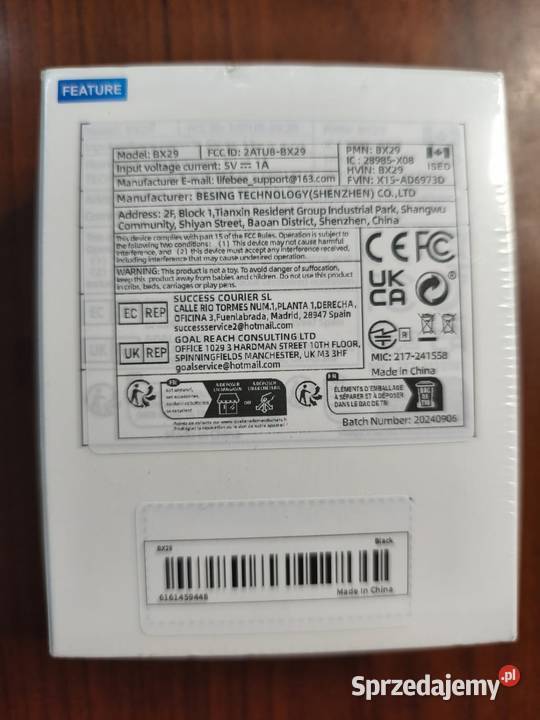 Słuchawki bezprzewodowe BX29 Szczecin