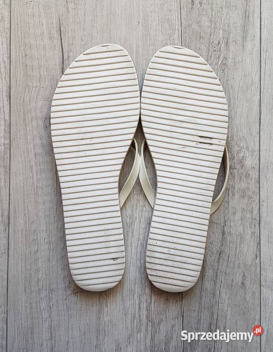 Damskie japonki brązowo biały Sinsay 40 Chrzanów