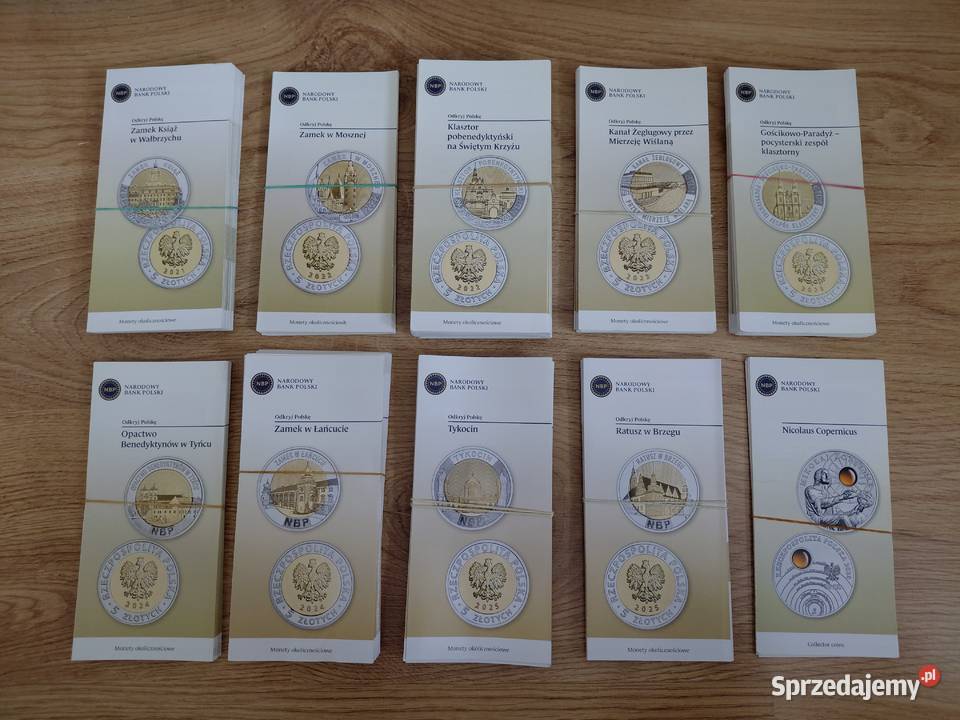 Foldery do monet 5 seria Odkryj Polskę Warszawa