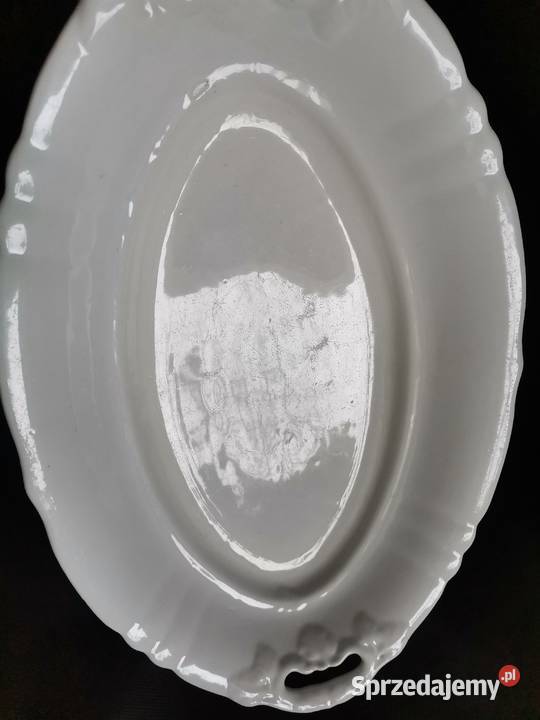 Stary przedwojenny duży półmisek porcelana Katowice