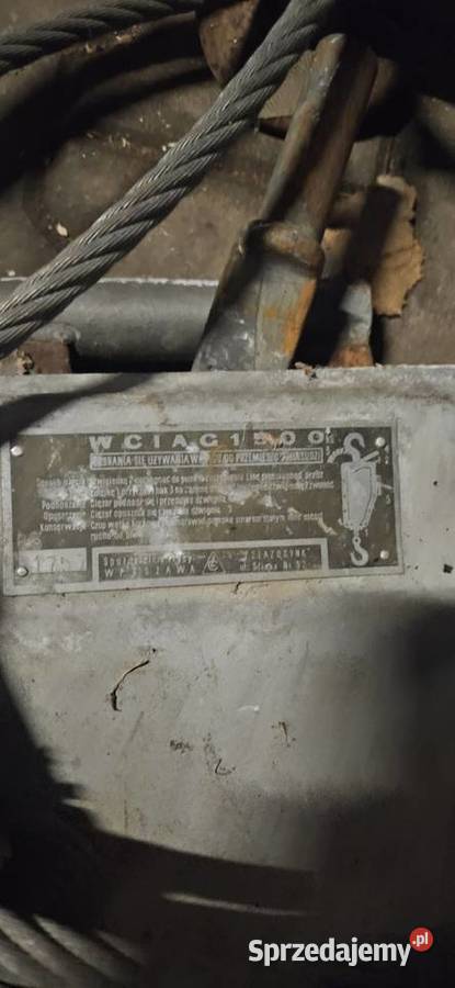 Nowy Dźwig linowy 15t kilof tifor Piaseczno