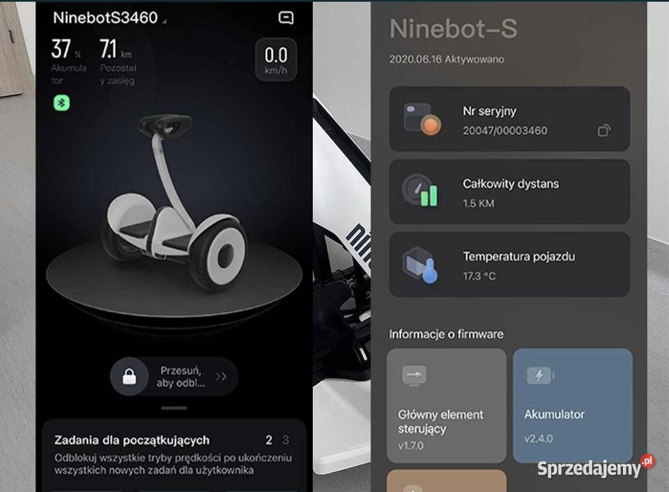 Gokarta Segway Ninebot S Pozostałe