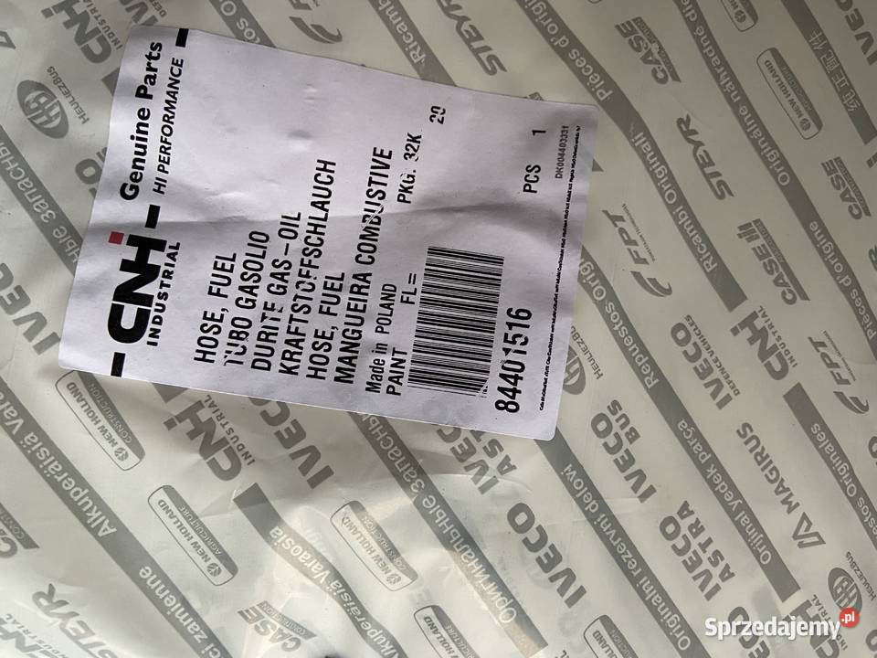 Przewód paliwa 84401516 T6 T7 Puma Maxxum Case